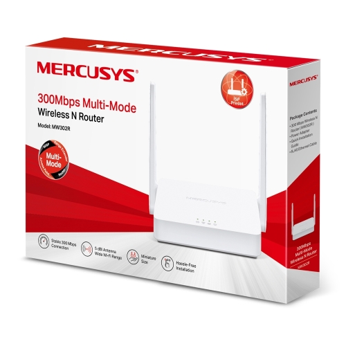 Router N Wifi Multi-mode Extender Access Point Mercusys 300Mbps 5dBi MW302R