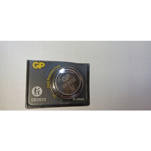 Bateria litowa pastylka 3V Lithium DL2032 firma GP CR2032 Blister 5 sztuk
