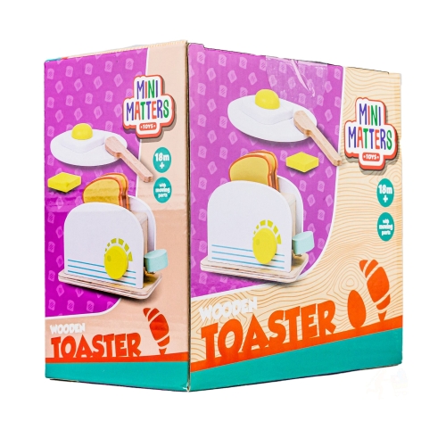 DREWNIANY WÓZEK KUCHENNY Z LODAMI DLA DZIECI LIMITOWANY Mini Matters 11 EL
