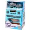 KUCHENKA ZABAWKOWA ELEKTRYCZNA Z DŹWIĘKIEM PIEKARNIK ŚWIATŁO GARNKI ZESTAW