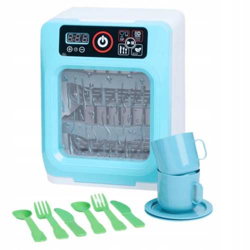 KUCHENKA ZABAWKOWA ELEKTRYCZNA Z DŹWIĘKIEM PIEKARNIK ŚWIATŁO GARNKI ZESTAW