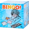 BINGO GRA PLANSZOWA DLA DZIECI I CAŁEJ RODZINY DUŻY ZESTAW METALOWY BĘBEN