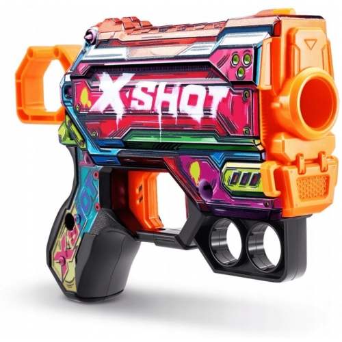 Pistolet Strzałki Wyrzutnia Zuru X-shot SKINS MENACE 8 strzałów SONIC RETRO