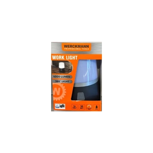 Lampa Robocza LED Werckmann 4000lm 360 50W kabel 3m ip54 dom warsztat garaż