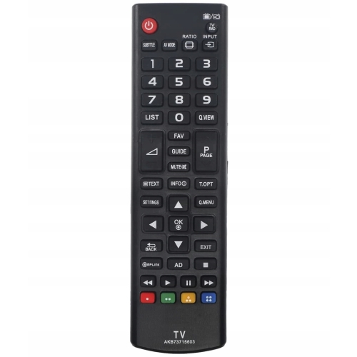 Pilot do Telewizor Tv LG LCD Uniwersalny Zamiennik wielu modeli AKB73715603