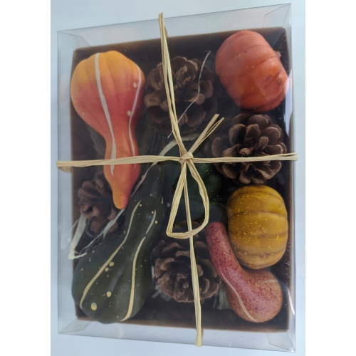 DEKORACJA JESIENNA MAŁE OZDOBNE SZYSZKI ZESTAW DO ARANŻACJI NATURALNE