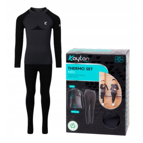 SPORTOWA BIELIZNA TERMICZNA DLA DZIECI KAYTAN KIDS KOMPLET ROZMIAR 146-152A