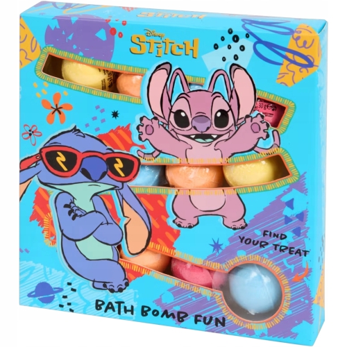 Kule Musujace do Kąpieli dla dzieci 12 Sztuk 4 Różne Zapachy Disney Stitch