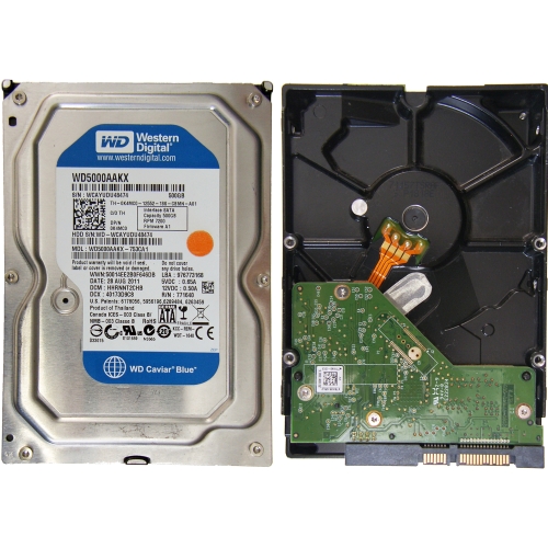 Dysk twardy Western Digital WD5000AAKX | 753CA1 | 500GB SATA 3,5"