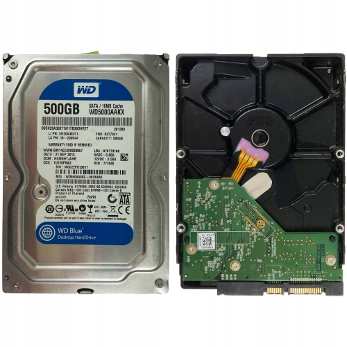 Dysk twardy Western Digital WD5000AAKX | 08U6AA0 | 500GB SATA 3,5"