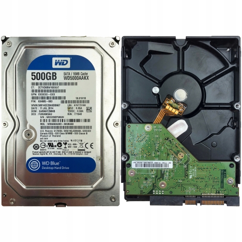 Dysk twardy WD WD5000AAKX | 60U6AA0 | 500GB SATA 3,5"