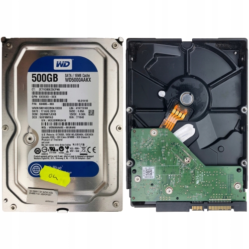 Dysk twardy Western Digital BLUE WD5000AAKX | 60U6AA0 | 500GB SATA 3,5"
