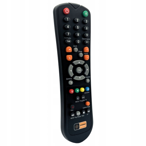 Pilot do dekoder Cyfrowy Polsat Box model HD-2000 HD2000 HD-3000 HD3000 LOG