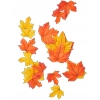 SZTUCZNE LIŚCIE JESIENNE OZDOBY LISTKI JESIEŃ ZESTAW 24 SZT. DEKORACJA MIX