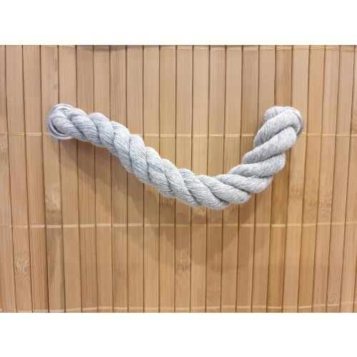 Bambusowy Eko kosz pojemnik do przechowywania składany zamykany 32 x 21 cm