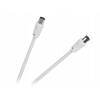 Kabel Przewód Antenowy TV - VIDEO biały wtyk gniazdo 1,8 m KPO2735F-1,8