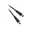 Kabel Antenowy Przewód TV - VIDEO czarny 5,0m KPO2735A-5
