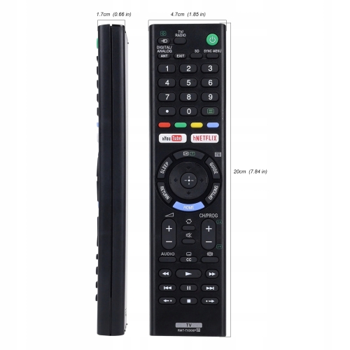 Pilot do SONY KDL-32W660E KDL-40W660E RMT-TX300E NETFLIX YOUTUBE RM-L1370E