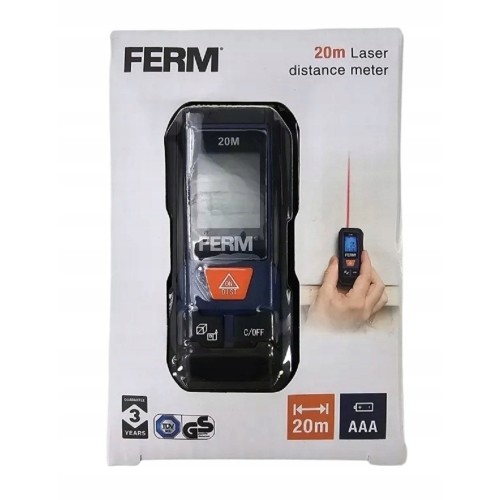 PROFESJONALNY PRECYZYJNY DALMIERZ LASEROWY 20M FIRMA FERM MODEL LDM1002