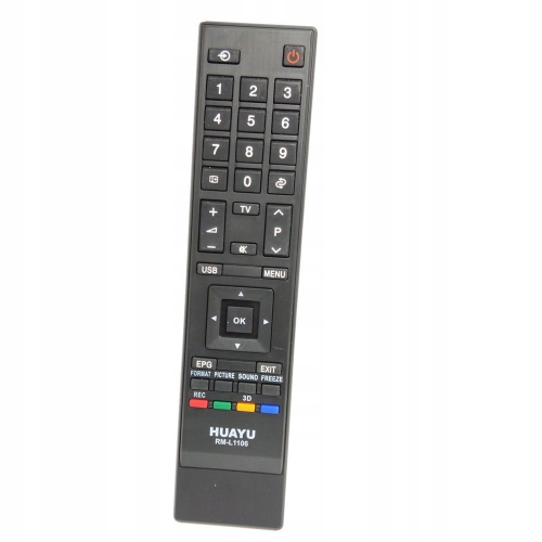 Pilot do TV TOSHIBA LCD LED zamiennik uniwersalny Huayu model RM-L1106