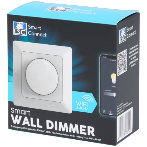 Inteligentny ścienny ściemniacz światła LSC IP20 SMART CONNECT WALL DIMMER