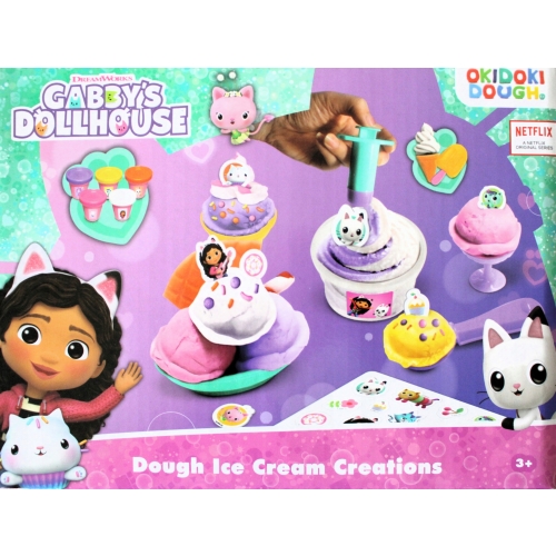 CIASTOLINA GABI KOCI DOMEK DESER LODOWY 5 TUBEK MASY PLASTYCZNEJ AKCESORIA