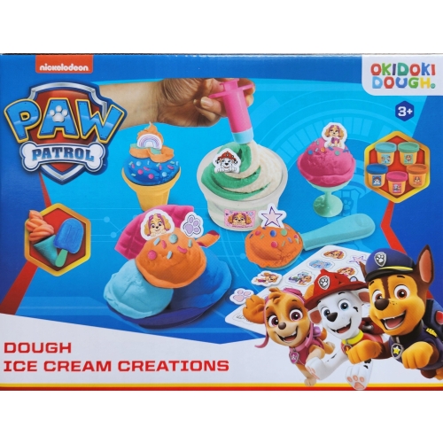 CIASTOLINA PSI PATROL DESER LODOWY 5 TUBEK CIASTOLINY + AKCESORIA ZESTAW