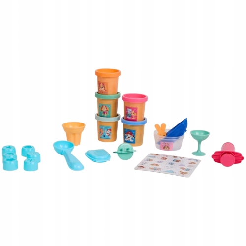 CIASTOLINA PSI PATROL DESER LODOWY 5 TUBEK CIASTOLINY + AKCESORIA ZESTAW