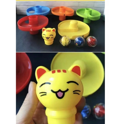 FONTANNA tęczowa Zjeżdżalnia WIEŻA z 3 piłeczkami do zabawy dla niemowlaka