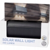 Solarna lampa ścienna 200 lumenów czujka zmierzchu 20,5 x 10,5 x 7,5 cm