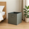 Organizer Tekstylny Pudełko kosz Szafa Garderoba Pojemny Home Accents black