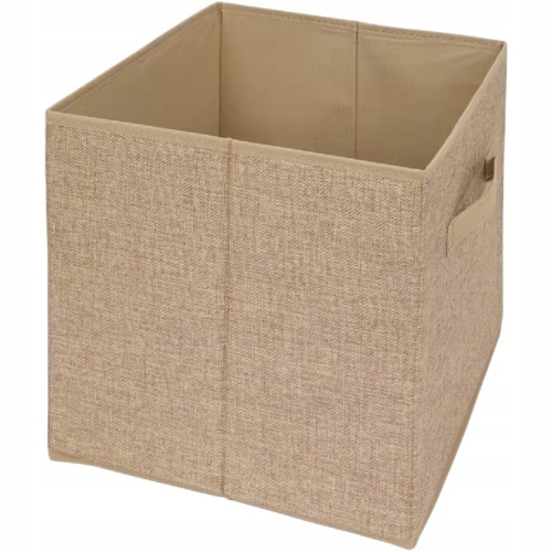 Organizer Tekstylny Pudełko kosz Szafa Garderoba Pojemny Home Accents beż