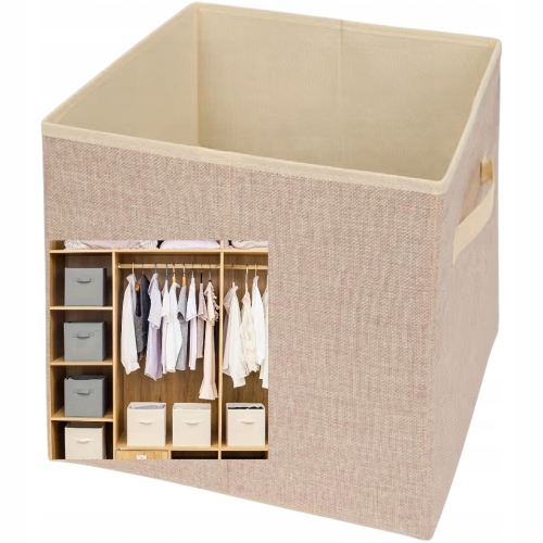 Organizer Tekstylny Pudełko kosz Szafa Garderoba Pojemny Home Accents 372