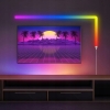 Wielokolorowe Multicolor RGB LED składane oświetlenie ścienne 8 el. + Pilot