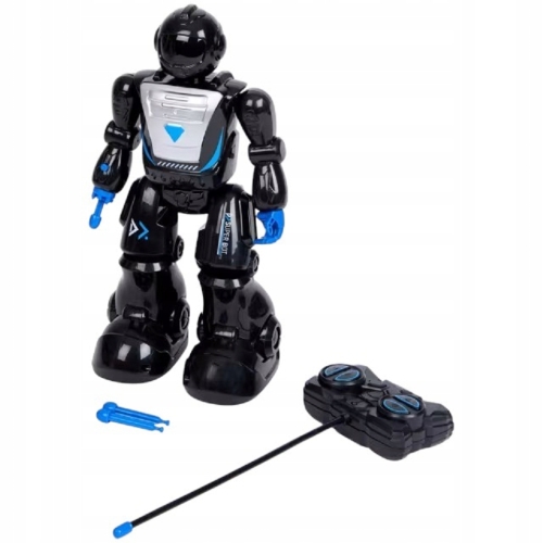 Zabawka zdalnie sterowana jeżdżąca Światło RC Robot 27 MHz Gear2Play czarny