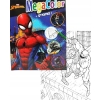 Kolorowanka Spider-Man Marvel 128 stron kolorowe Naklejki