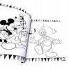 MALOWANKA KOLOROWANKA Myszka Mickey 128 szt KOLOROWE NAKLEJKI