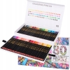 KREDKI ołówkowe mix kolorów 80 sztuk grafitowe twarde etui CRAFT SENSATIONS
