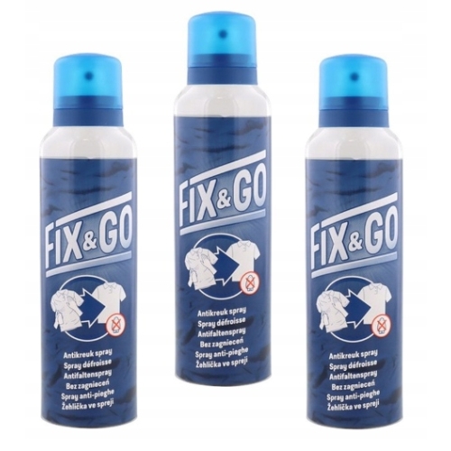 FIX&GO PŁYN DO PRASOWANIA UBRAŃ ŻELAZKO W SPRAYU PŁYN PRASUJĄCY 200 ml