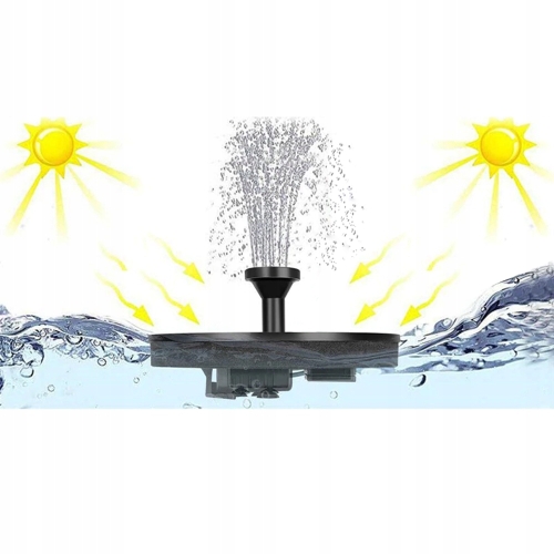 POMPA FONTANNOWA FONTANNA SOLARNA OGRODOWA EKO DO OCZKA WODNEGO STAWU SOLAR
