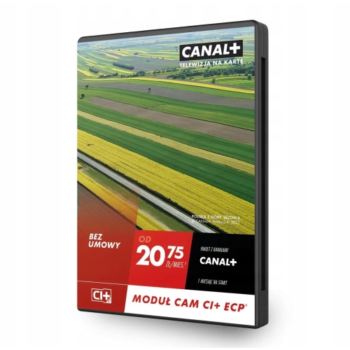 Moduł CAM 4K CI+ TNK pakiet prepaid ENTRY HD CANAL+ 12 mies. Bez Umowy ECP
