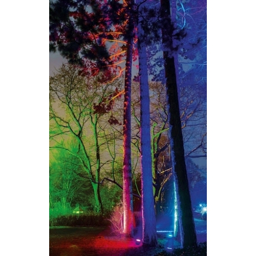 Reflektor prostokątny wielokolorowy pilot 800 lumenów zewnętrzny IP65 EATEL
