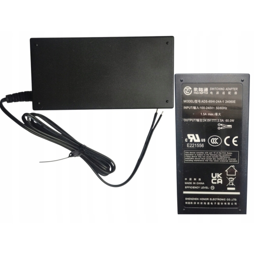 ZASILACZ ORYGINALNY HOIOTO LED TV SAT ADS-65HI-24A-1 240060E 60W 24V 2,5A