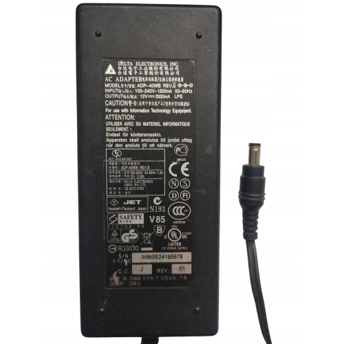 ZASILACZ ORYGINALNY DELTA ELECTRONICS LED TV SAT ADB-40WB 12V 3330 mA