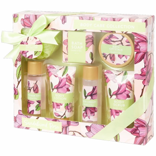 Zestaw podarunkowy Sandalwood Rose Magnolia kosmetyki SPA damskie kąpielowe