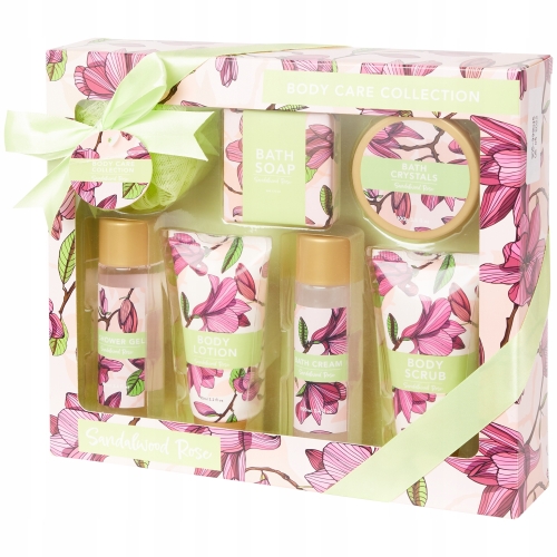 Zestaw podarunkowy Sandalwood Rose Magnolia kosmetyki SPA damskie kąpielowe