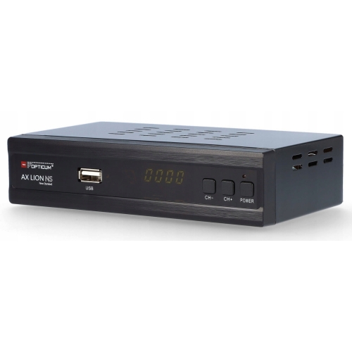 Tuner Cyfrowy Dekoder TV Naziemnej DVBT2 H265 HEVC DVB-C AX LION NS OPTICUM