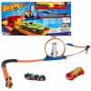 Tor samochodowy Mattel Hot Wheels Podwójny zjazd DWA AUTA BLACK RED FVJ21