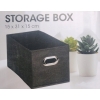 Organizer Tekstylny Pudełko kosz Szafa Garderoba Pojemny 31 x 15 cm szary c