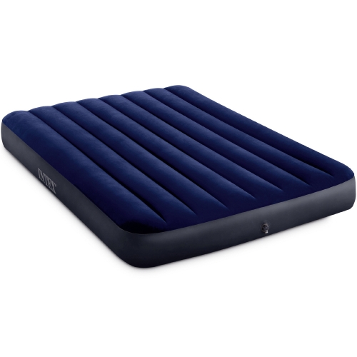 MATERAC DMUCHANY INTEX WELUROWY DWUOSOBOWY 191x137x25cm XXL WYGODNY MOCNY